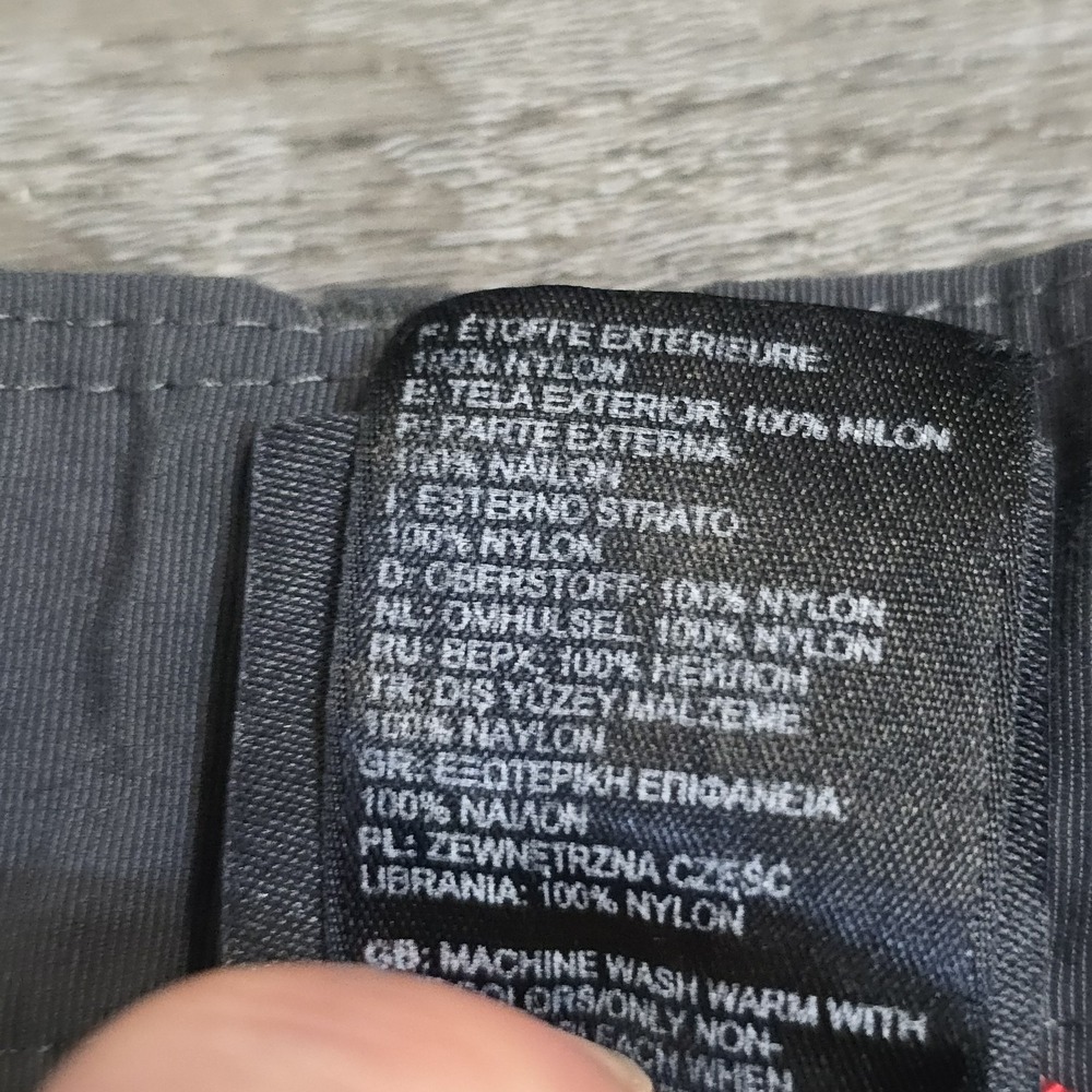 The North Face Nylon Performance Cargo Utility Shorts 10" Hiking Gray Blu Men 36 - Picture 10 of 16